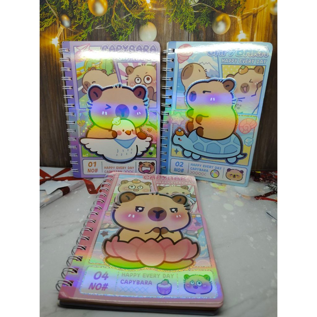 

Buku Tulis Capy dengan Notes Di bagian Cover Berwarna