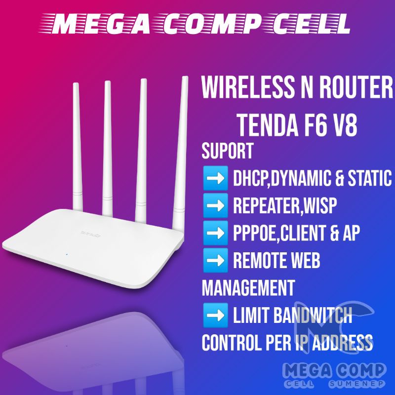 WIRELESS n ROUTER TENDA ( SECOND )