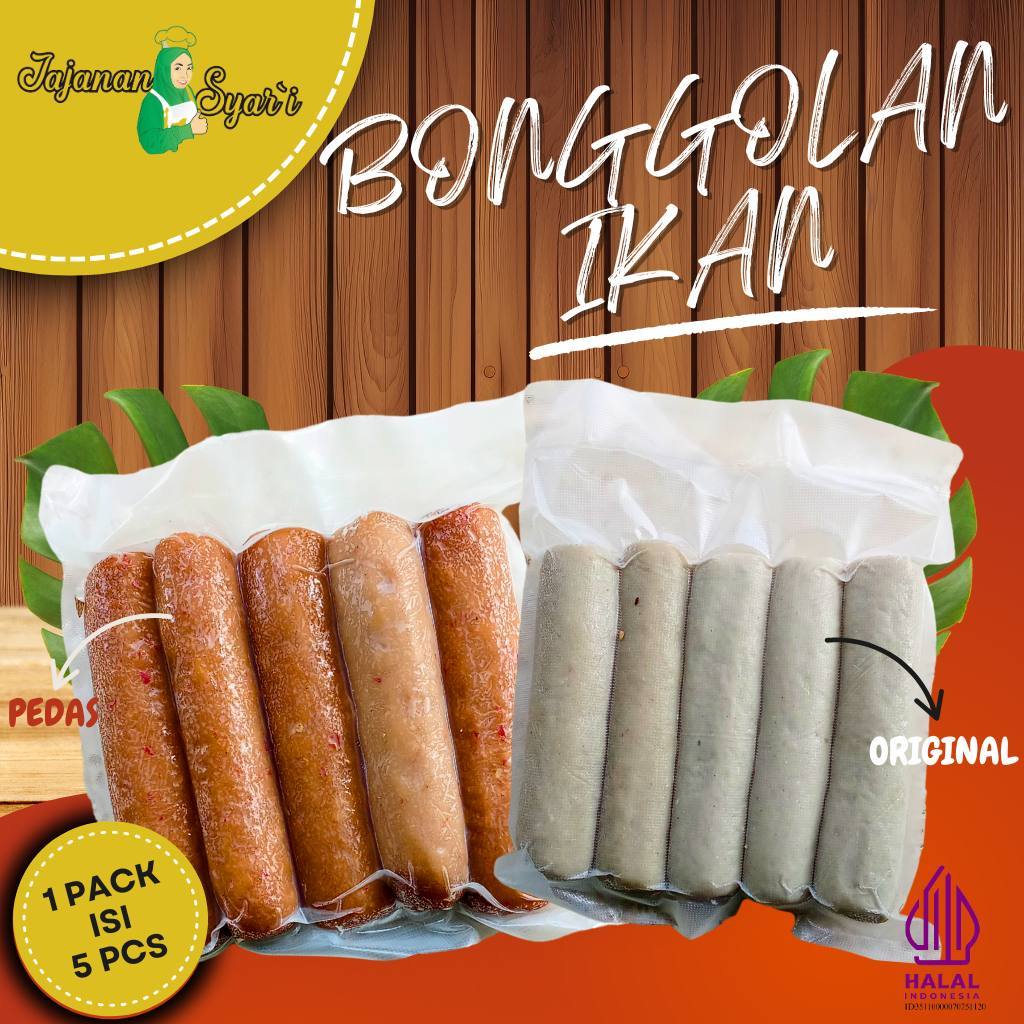 

Bonggolan Sidayu - Kemasan Pack (5pcs) Dari ikan segar + Vacuum Sealer