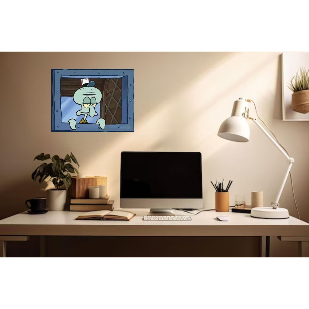 STICKER DINDING SPONGEBOB
