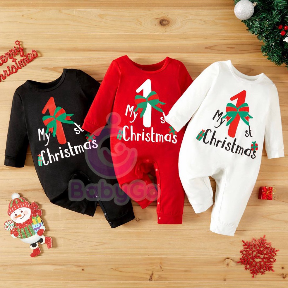 Sangat Nyaman Jumper bayi Spesial Natal  Baju natal anak laki laki perempuan  Fashion natal
