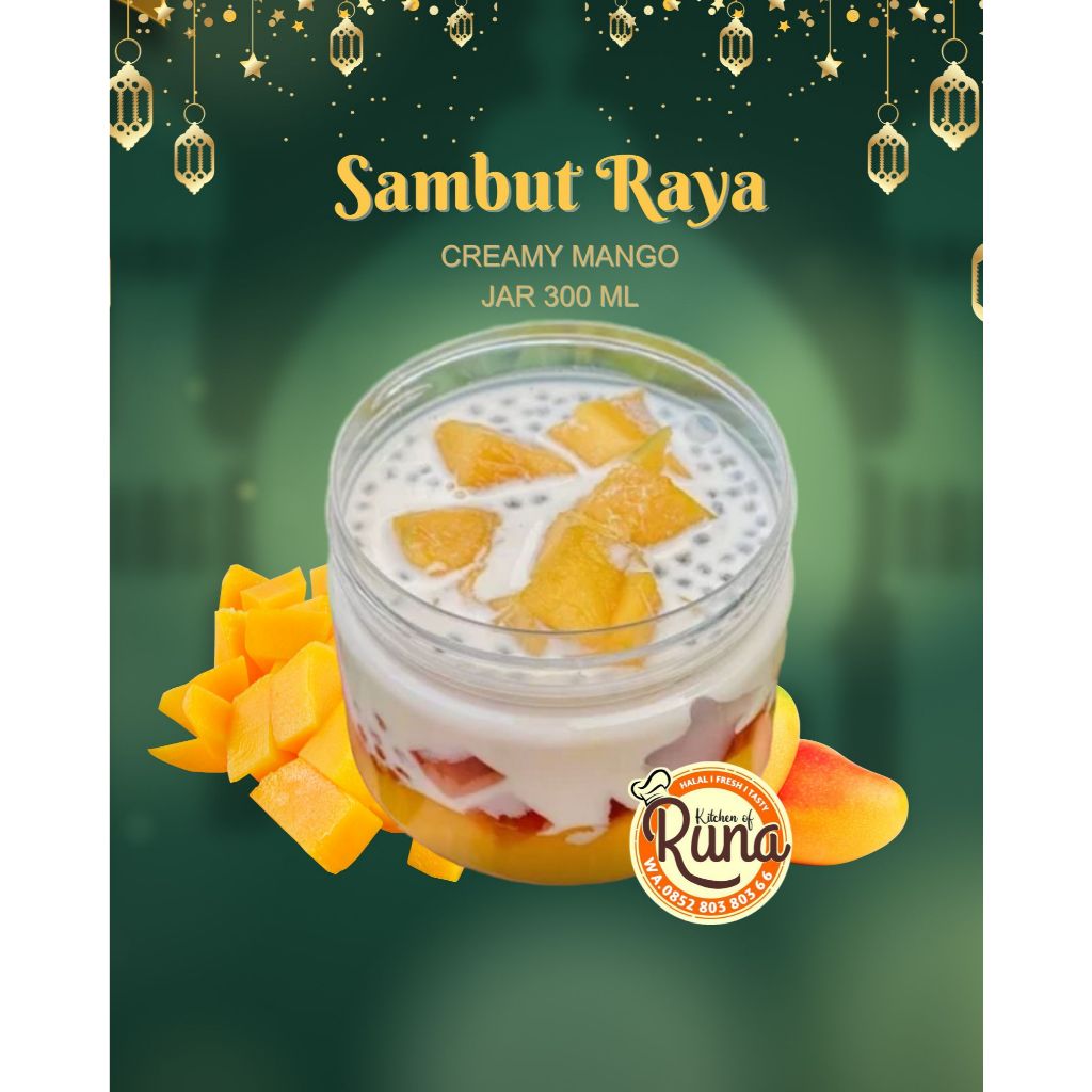 

Creamy Mango Dessert in Jar 300 ml Hampers Dessert