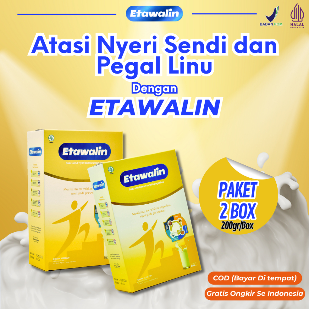 

Etawalin Susu Sendi dan Tulang Original 2 Box