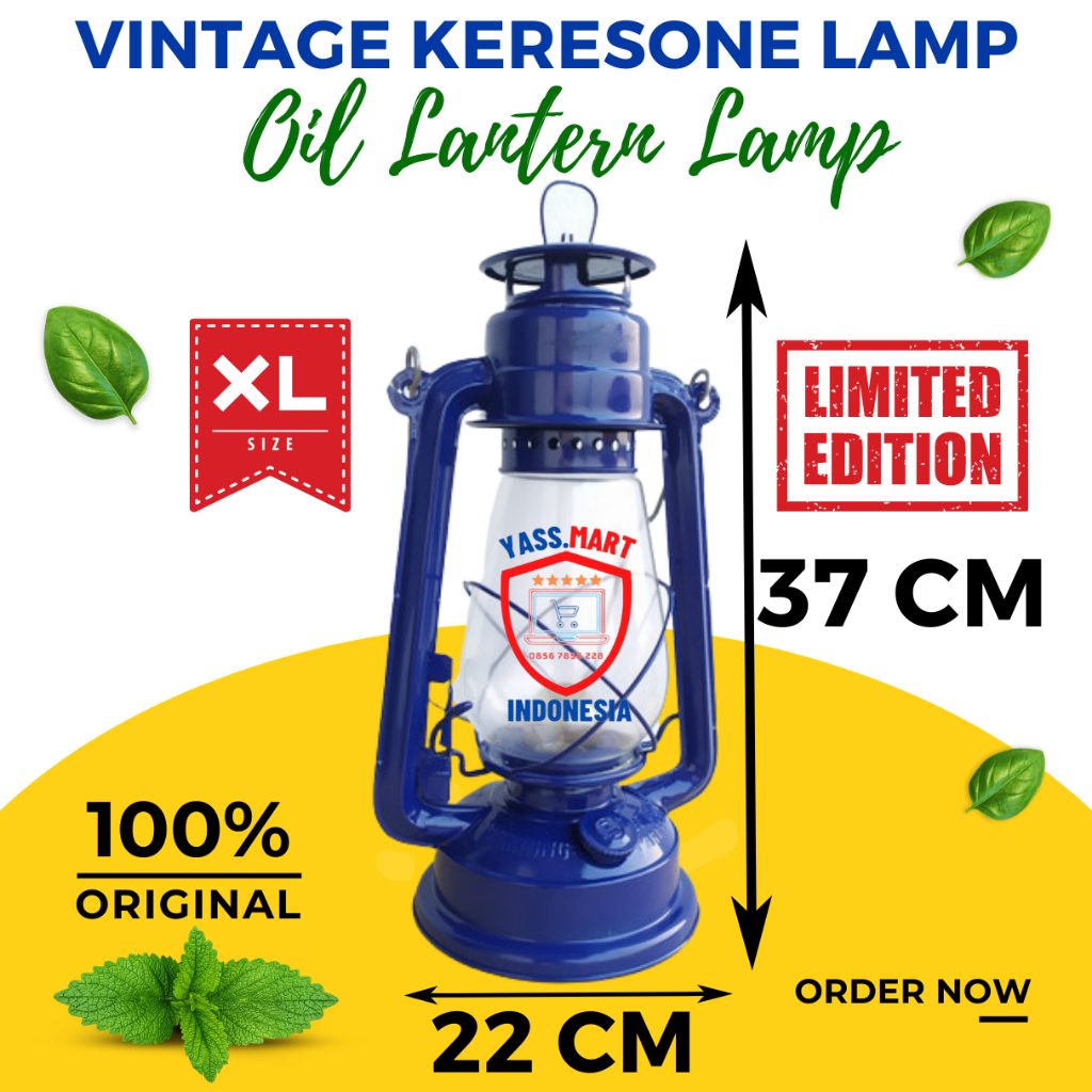JUMBO / BIG SIZE XL LAMPU BADAI LAMPU DARURAT EMERGENCY LAMP LAMPU KAPAL LAMPU HIAS LAMPU LENTERA PI