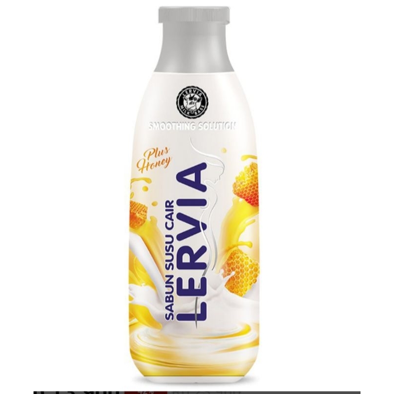 LERVIA Shower Cream Milk and Honey 250 ml sabun mandi cair kemasan botol