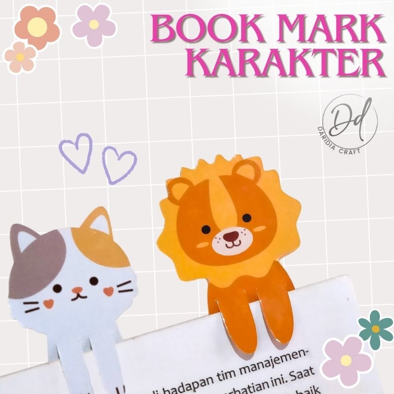 

Bookmark / Pembatas Buku Aesthetic - Karakter Cute Animal