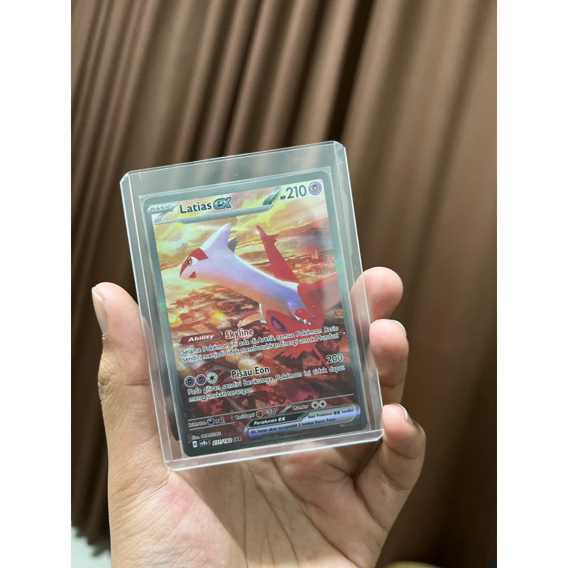 Kartu Pokemon Latias EX SAR (Seri Kilat Rasi)