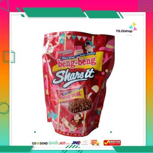 

BENG BENG SHARE IT BIG PACK Party isi 25 Pcs Sereal bersalut cokelat wafer