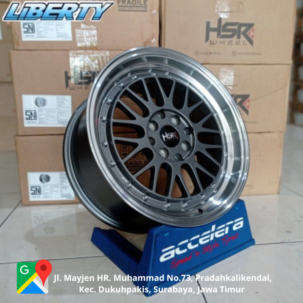 Pelek Mobil Celong BBS R16 Original HSR LEMANS Ring 16 Pcd 4x100 4x114,3 Lebar 7,5 8,5 Velg Surabaya