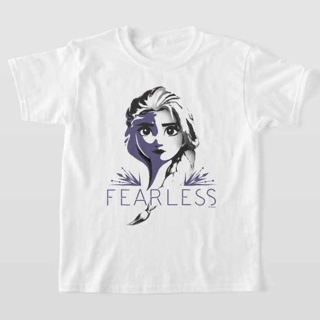 Kaos Anak Princess Frozen 2 Elsa Fearless T-Shirt Custom Nama