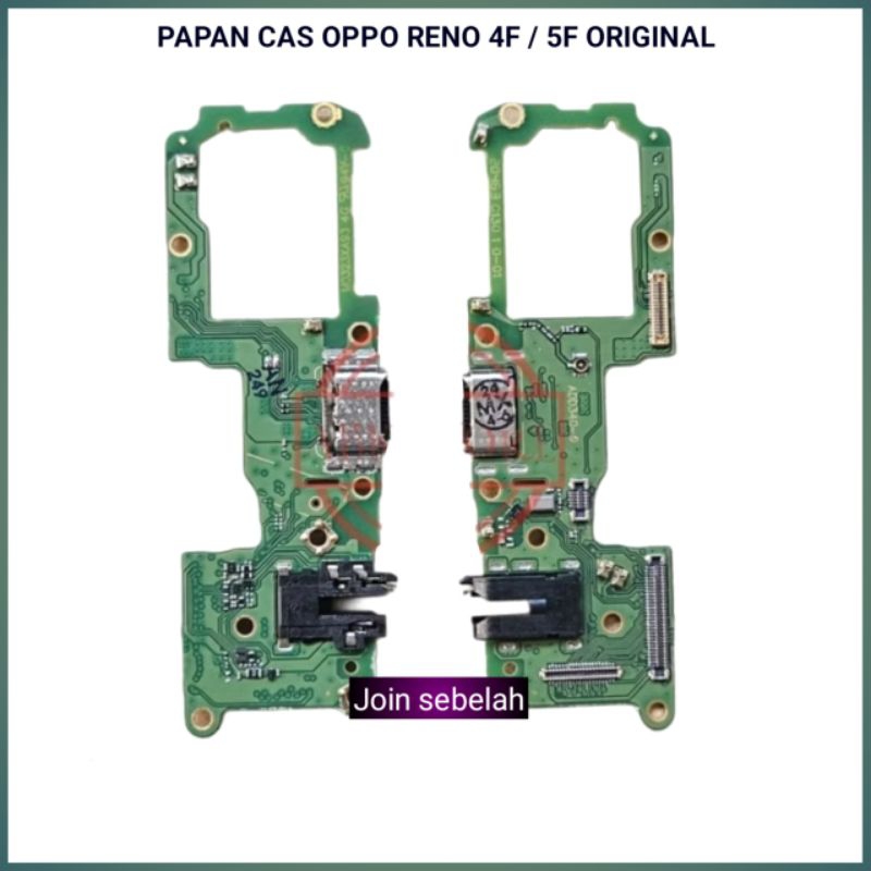 PAPAN KONEKTOR CHARGER CAS OPPO RENO 4F OPPO RENO 5F ORIGINAL