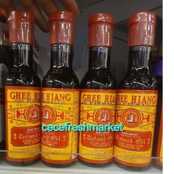 

Jual minyak wijen ghee hiang botol 150 ml