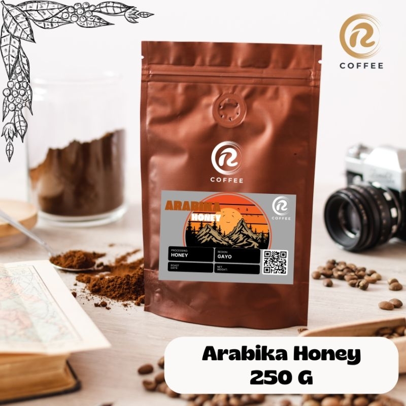 

Kopi Arabika Gayo Honey 250 Gram, Roasted Bean/Bubuk Kopi