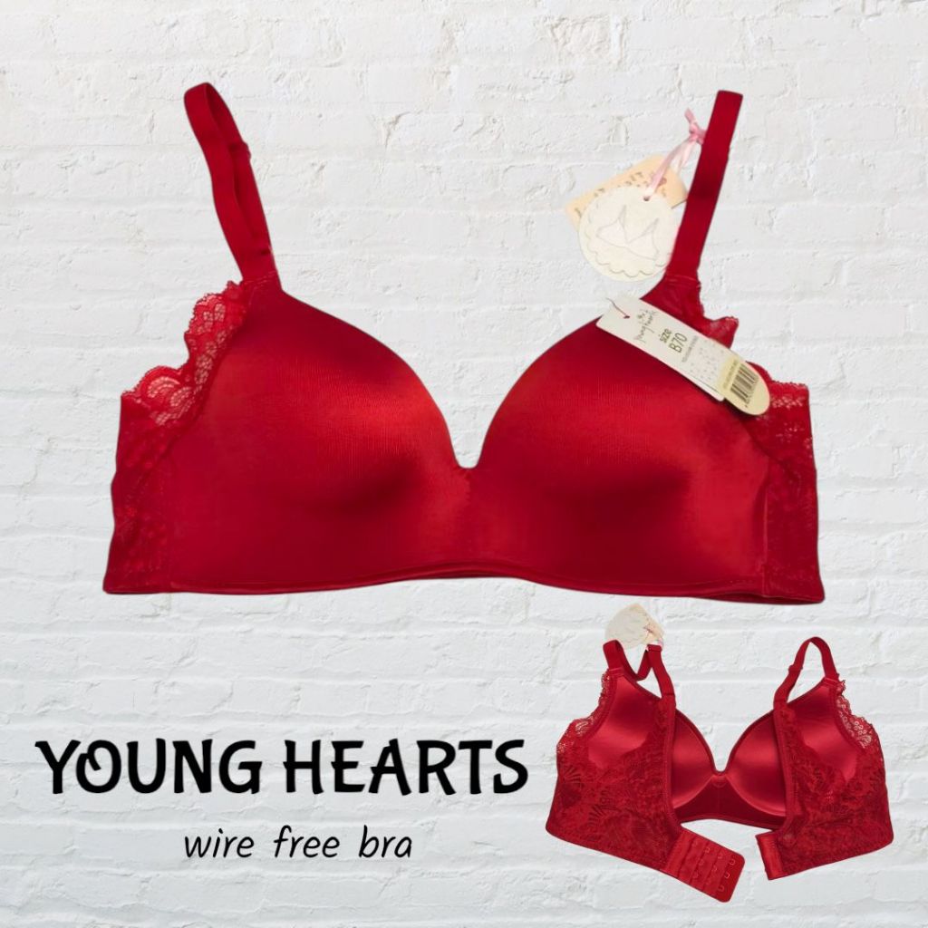 Young Hearts Bra Tanpa Kawat Triangle size 32B - YH0139