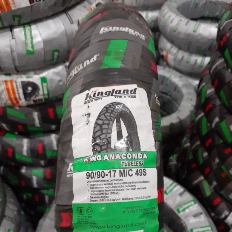 Ban Semi Trail Tubeless 90/90-17 Kingland Anaconda Ban Ring 17 Semi Cross