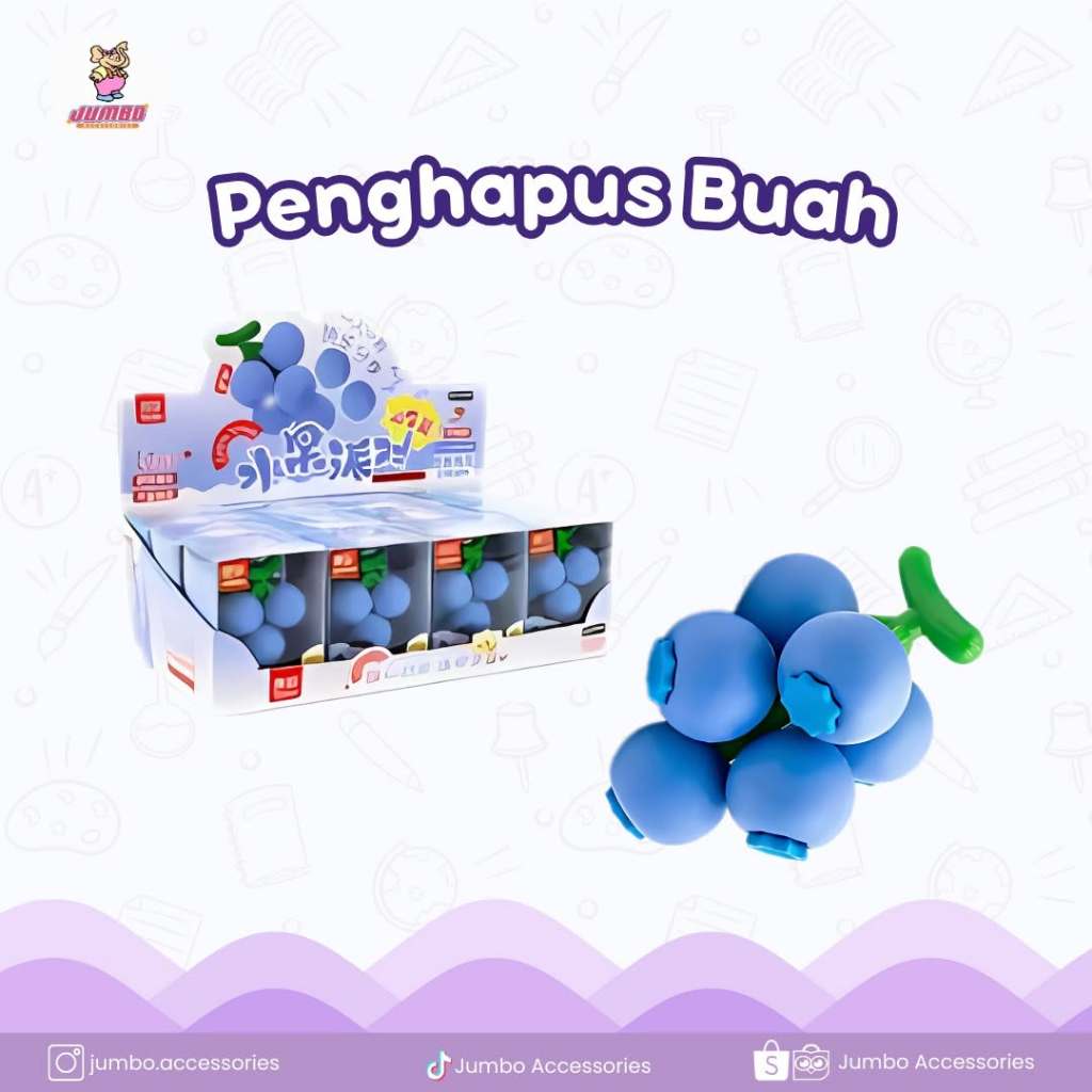 

Penghapus Buah Blueberry Jumbo Accessories