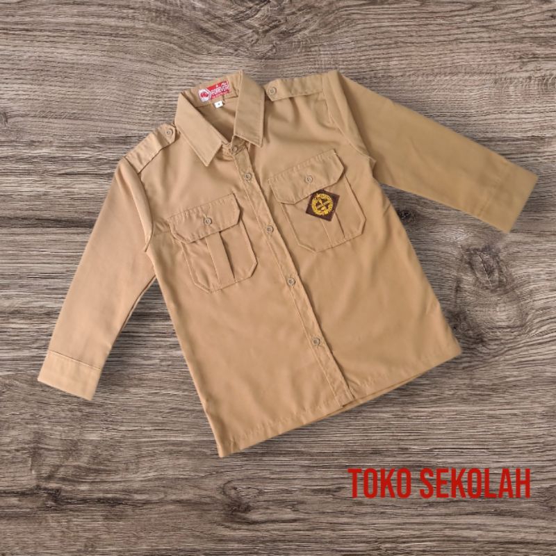 Baju Pramuka penggalang panjang Laki2 Anak SD