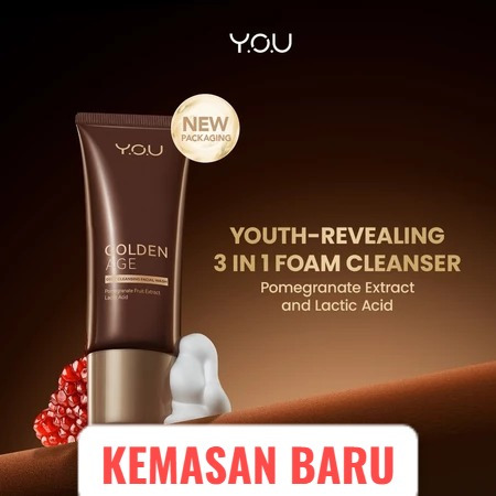 YOU Golden Age Deep Cleansing Facial Wash 100ml - Sabun Cuci Muka
