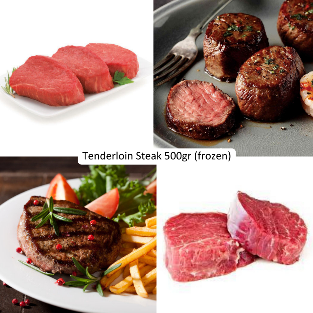 

Daging sapi tenderloin steak 500gram frozen