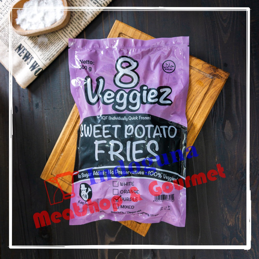 

8 Veggiez IQF Sweet Potato Fries 500gr