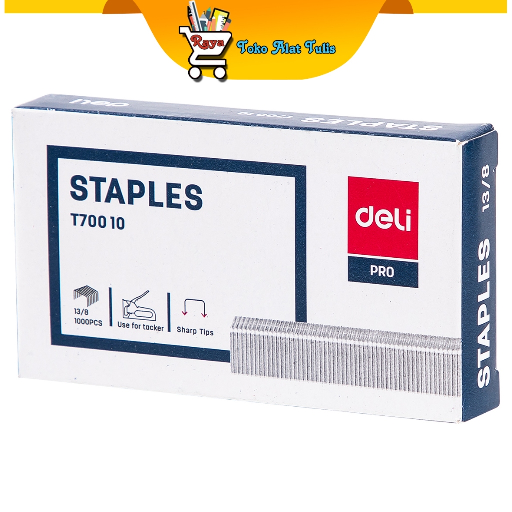 

Deli Staples Tacker 13/8 (Silver) ET70010