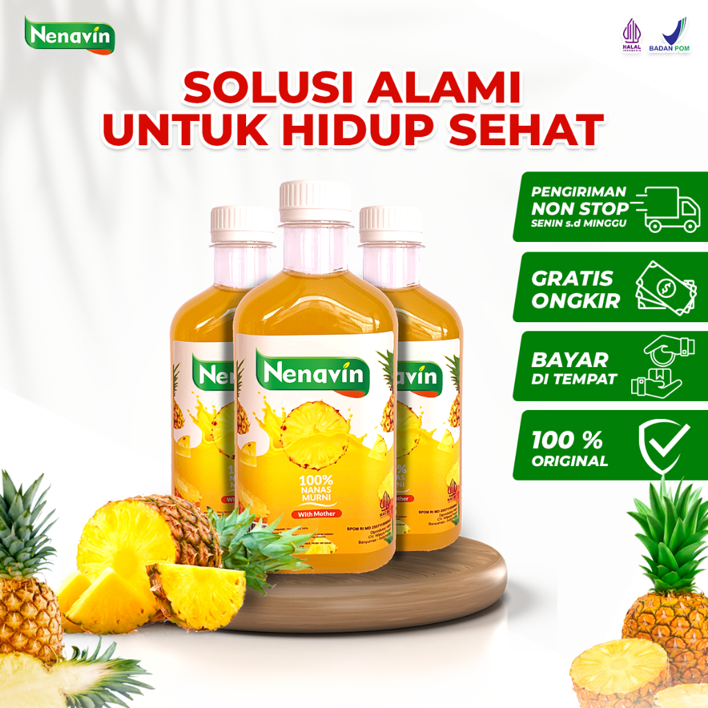 

Nenavin Paket 3 Botol Cukai Nanas 300ml