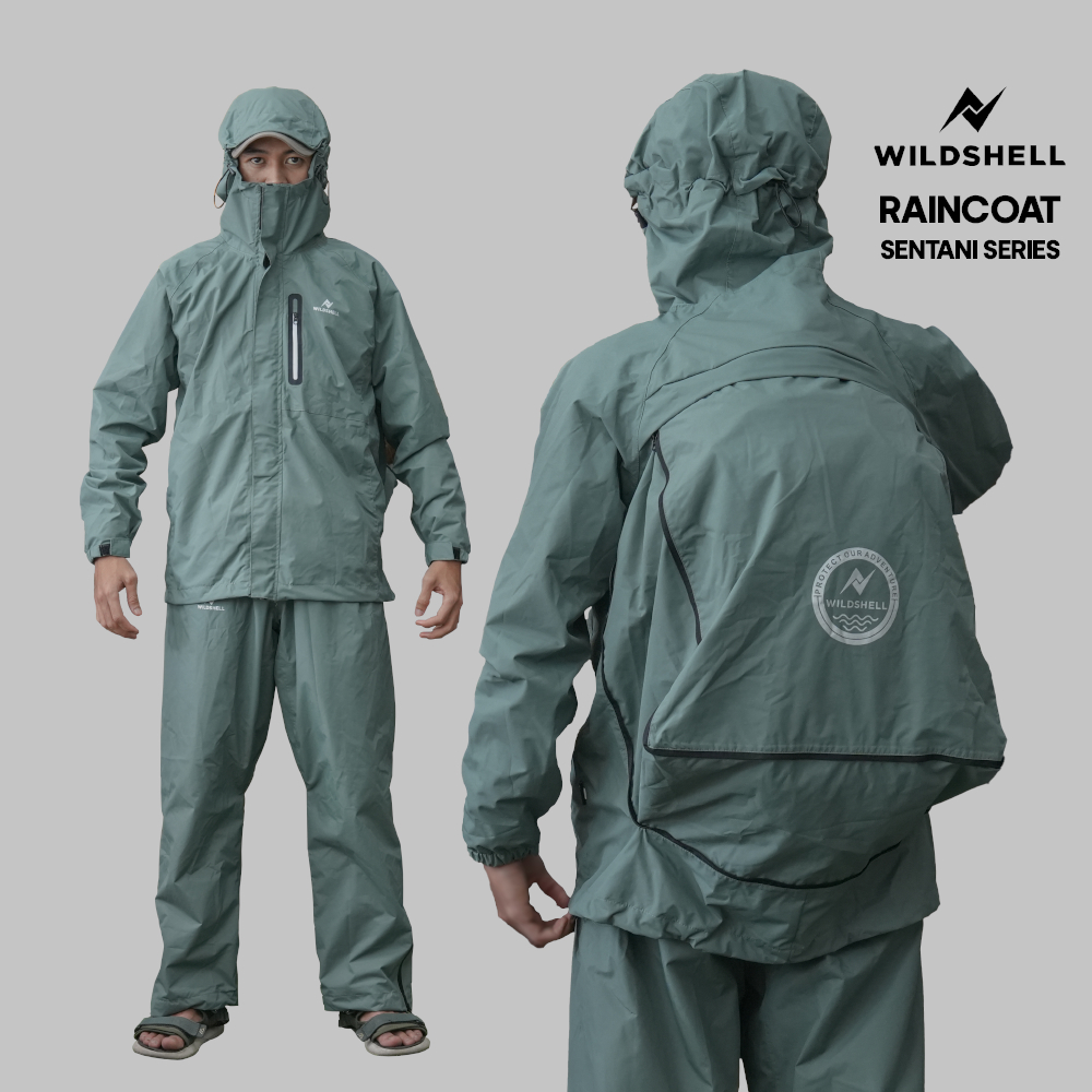 RAINCOAT/JAS HUJAN WILDSHELL SENTANI SERIES