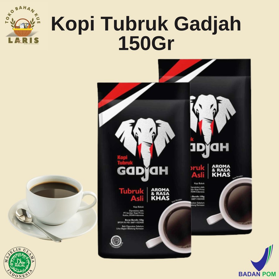 

GADJAH KOPI TUBRUK KEMASAN 138 GRAM