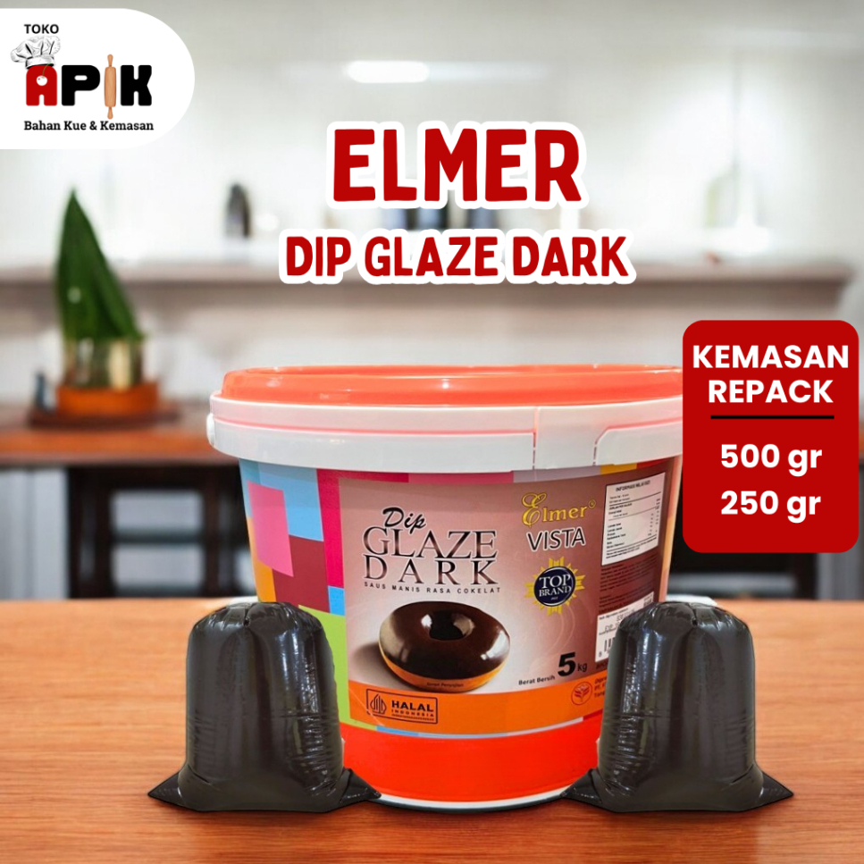 

ELMER DIP GLAZE DARK REPACK 500GRAM 250GRAM