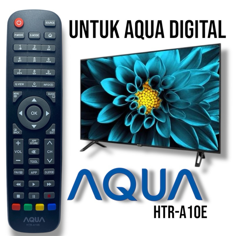 AQUA remot tv led aqua htr-a10e remote tv digital aqua