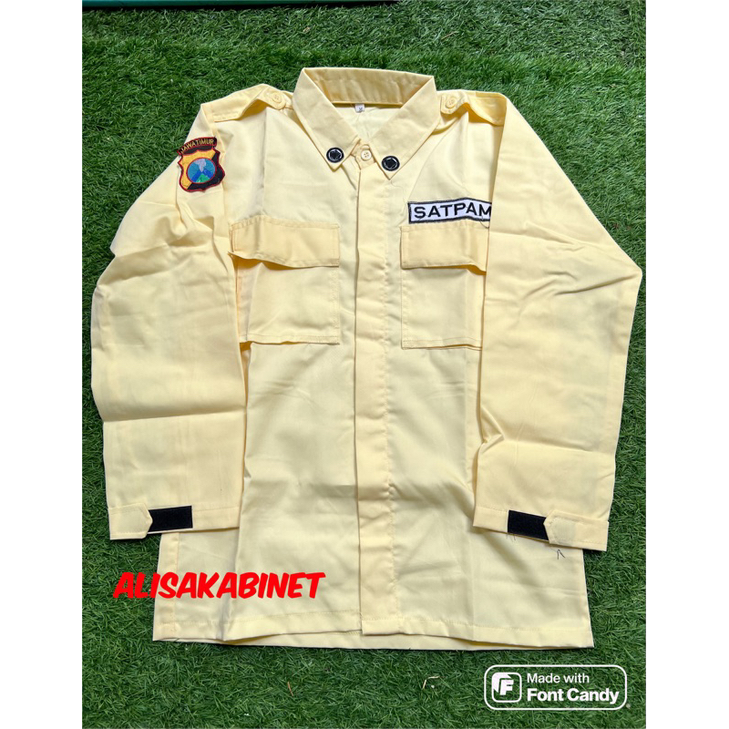 Baju Seragam PDL Satpam Security Cream