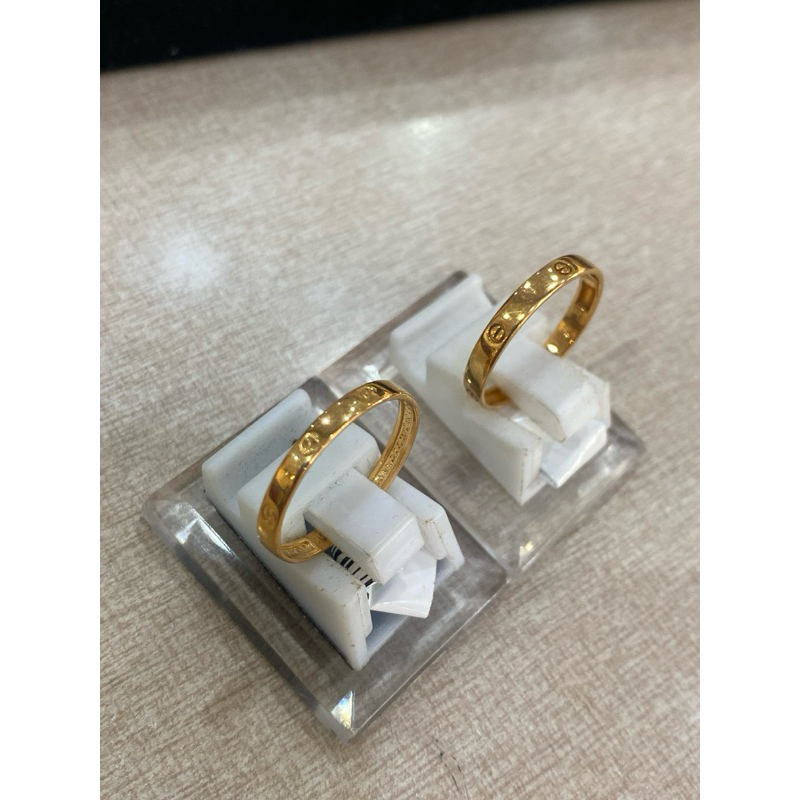Cincin emas kadar 750%17k