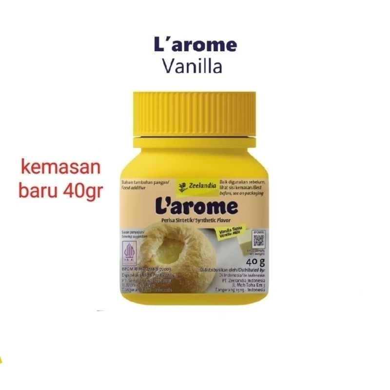 

Larome vanilla susu L'rome perisa vanila susu 40gr