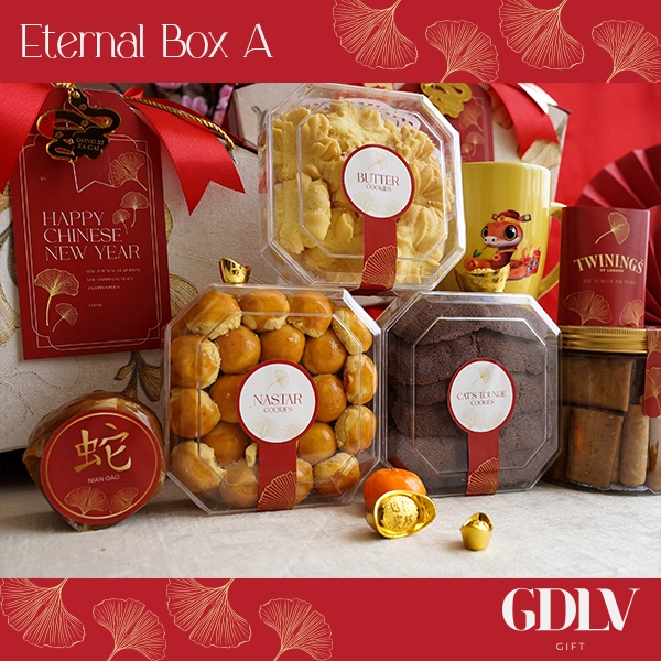 

CNY Hampers Eternal A isi kue kering Imlek Premium Homemade