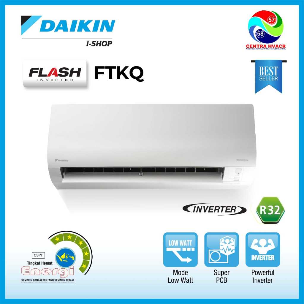 AC Daikin Thailand Flash Inverter 2 PK Model STKQ50UV (FTKQ50UVM4 + RKQ50UVM4)