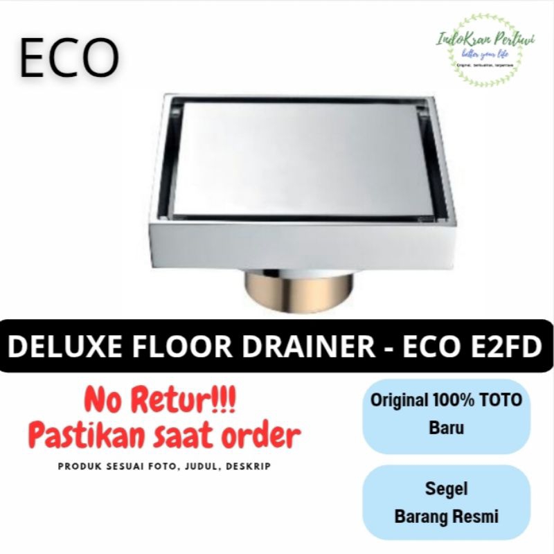 Floor Drain ECO By TOTO E2FD/ EcoE2FD / ECOE2FD /TOTO ECO