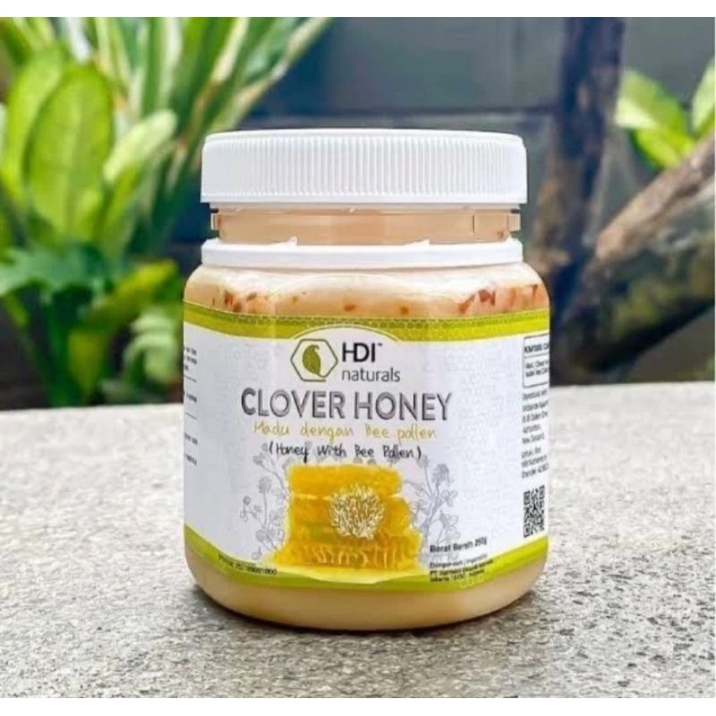 

madu clover honey 250gr exp 2028 free sendok kayu