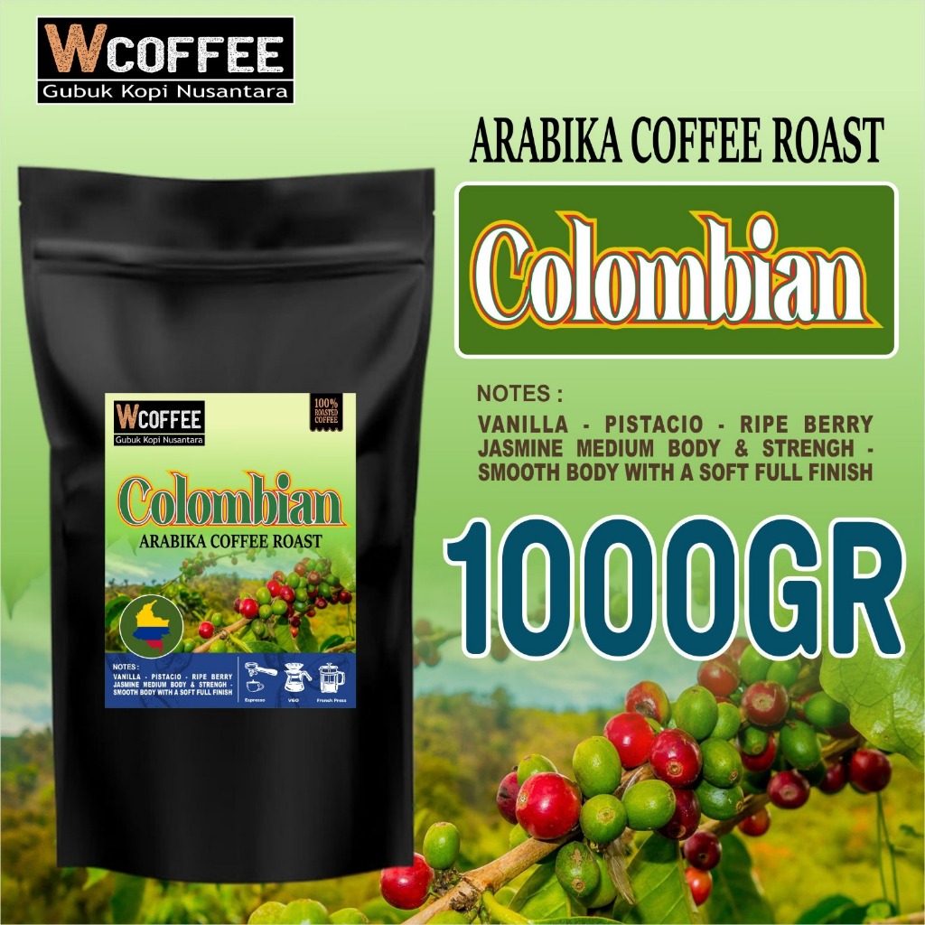 

Biji Kopi Arabika Colombia Arabica Coffee Based kopi- Biji Kopi wcoffee