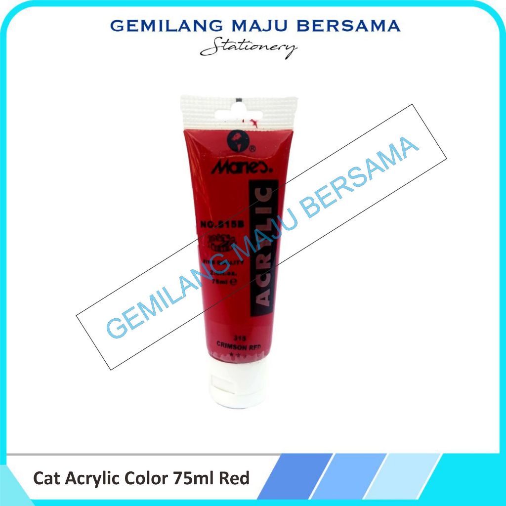 

Cat Acrylic Maries Color 75ml Red (Harga Per Pcs)