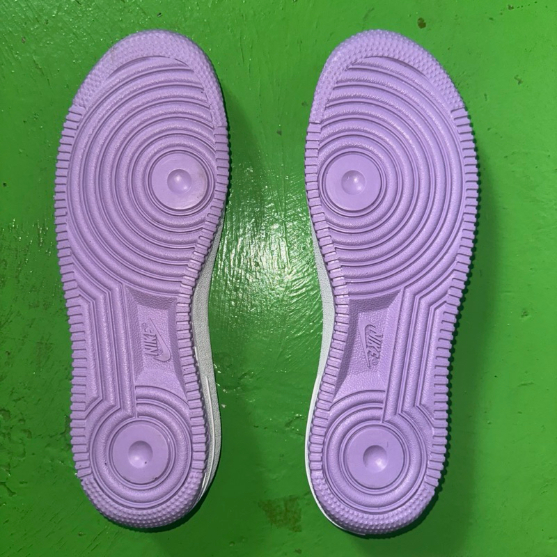 Outsole Nike Air Force 1 White Purple