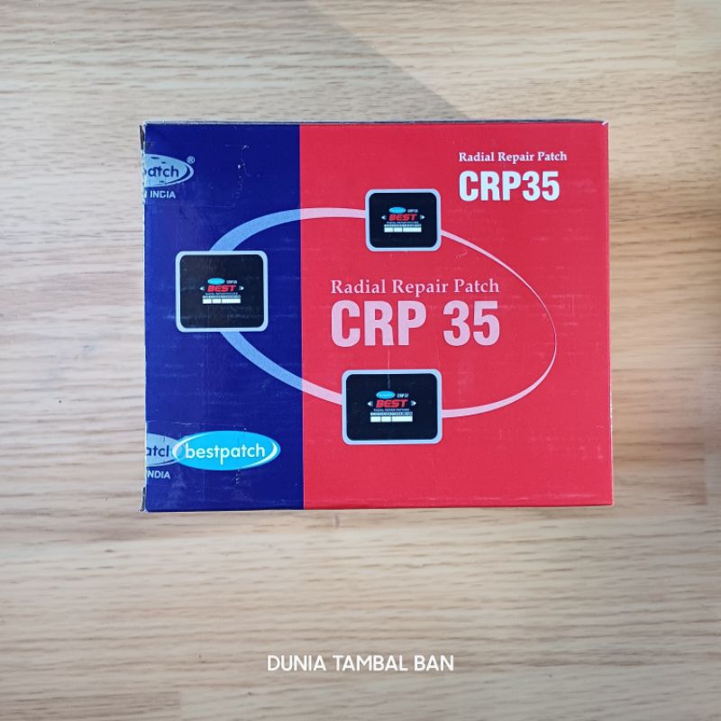 Best Patch Radial Repair CRP 35 - Ukuran 15 X 12,5cm - 1 Box isi 10pcs - Bestpatch