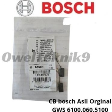 OwelTeknik9 Colboster Gerinda BOSCH GWS 060,6-100,5-100 ASLI ORIGINAL/Carbon Brush BOSCH ASLI ORIGIN