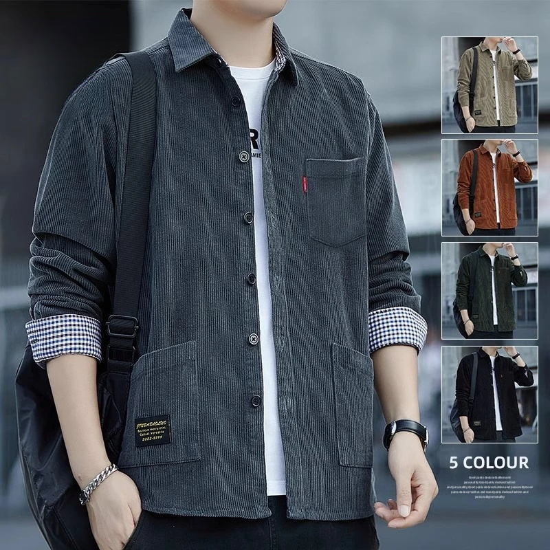 jaket pria corduroy jaket casual cowok jaket pria keren jaket korean style jaket pria dewasa