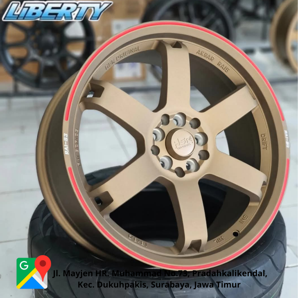 Jual Velg Mobil TE37 Ring18 Original HSR RAI-S3 R18 Pcd 5x100 5x114,3 Promo Free Ongkir