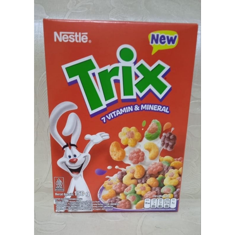 

NESTLE TRIX 150 GRAM BARU / NESTLE TRIX CEREAL / SERAL HONEY STARS MIX TRIX / HONEY STARS / TRIX / NESTLE / SEREAL SARAPAN / SEREAL NESTLE TRIX / NESTLE TRIX / TRIX