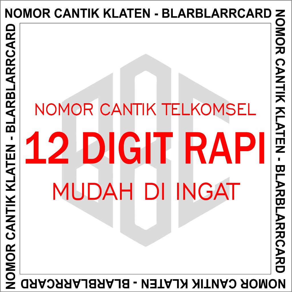 Kartu Perdana Nomer / Nomor Cantik Telkomsel Simpati ABBA CDDC Double Operator Heksa Kwartet Triple