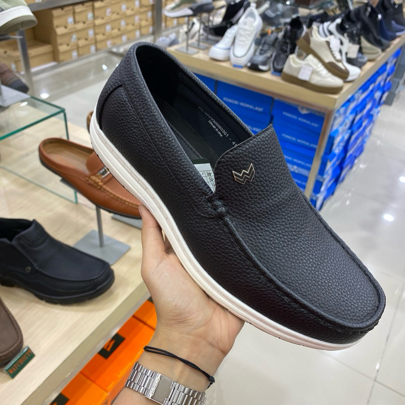 Watchout original sepatu casual pria slip on