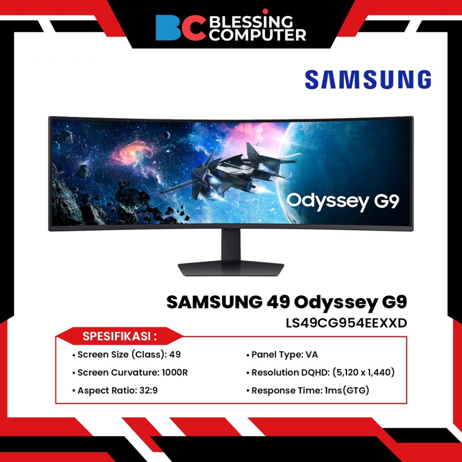 Monitor SAMSUNG LS49CG954EEXXD 49 Odyssey G9 BLACK Edition