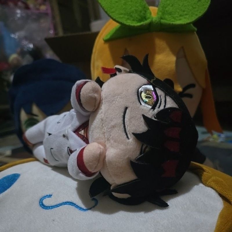 nijisanji en vox akuma nesoberi nuigurumi plush doll boneka lucu