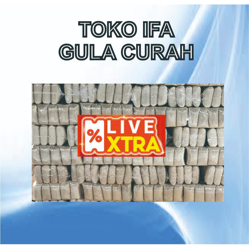 

[Paket 10kg] GULA PASIR LOKAL KEMASAN 1kg GULA PASIR MURAH BERKUALITAS